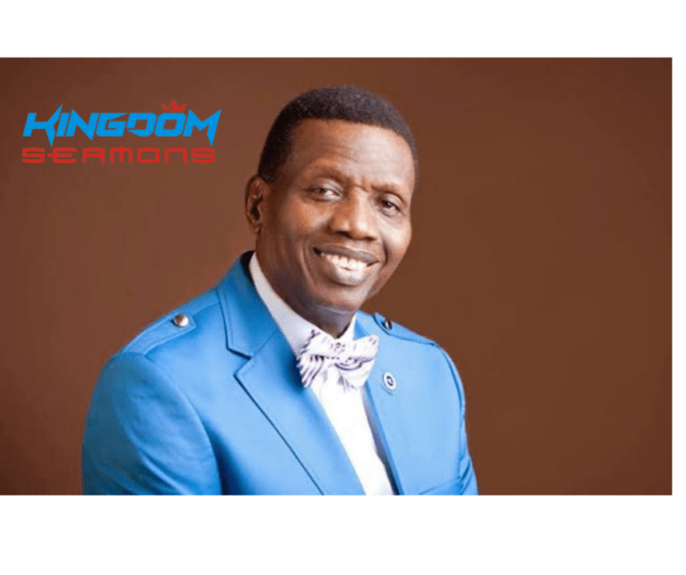 Sermon: The Principles Of Giving By Pastor EA Adeboye